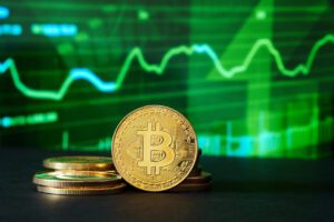 Pile of Bitcoin Cryptocurrencies