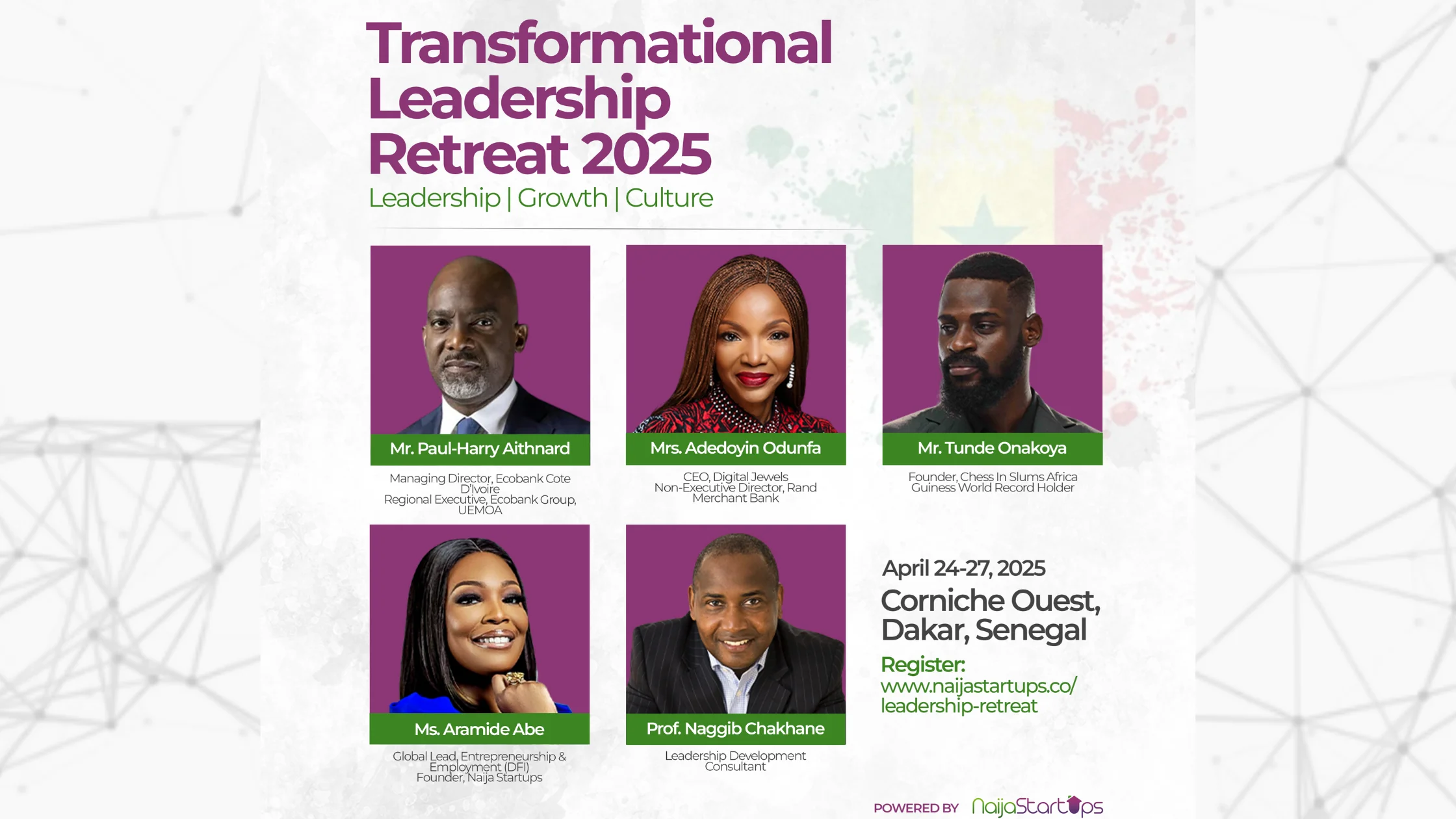 Aramide Abe’s Business Leader Network to Host Transformational Leadership Retreat in Senegal for African Executives & Founders
