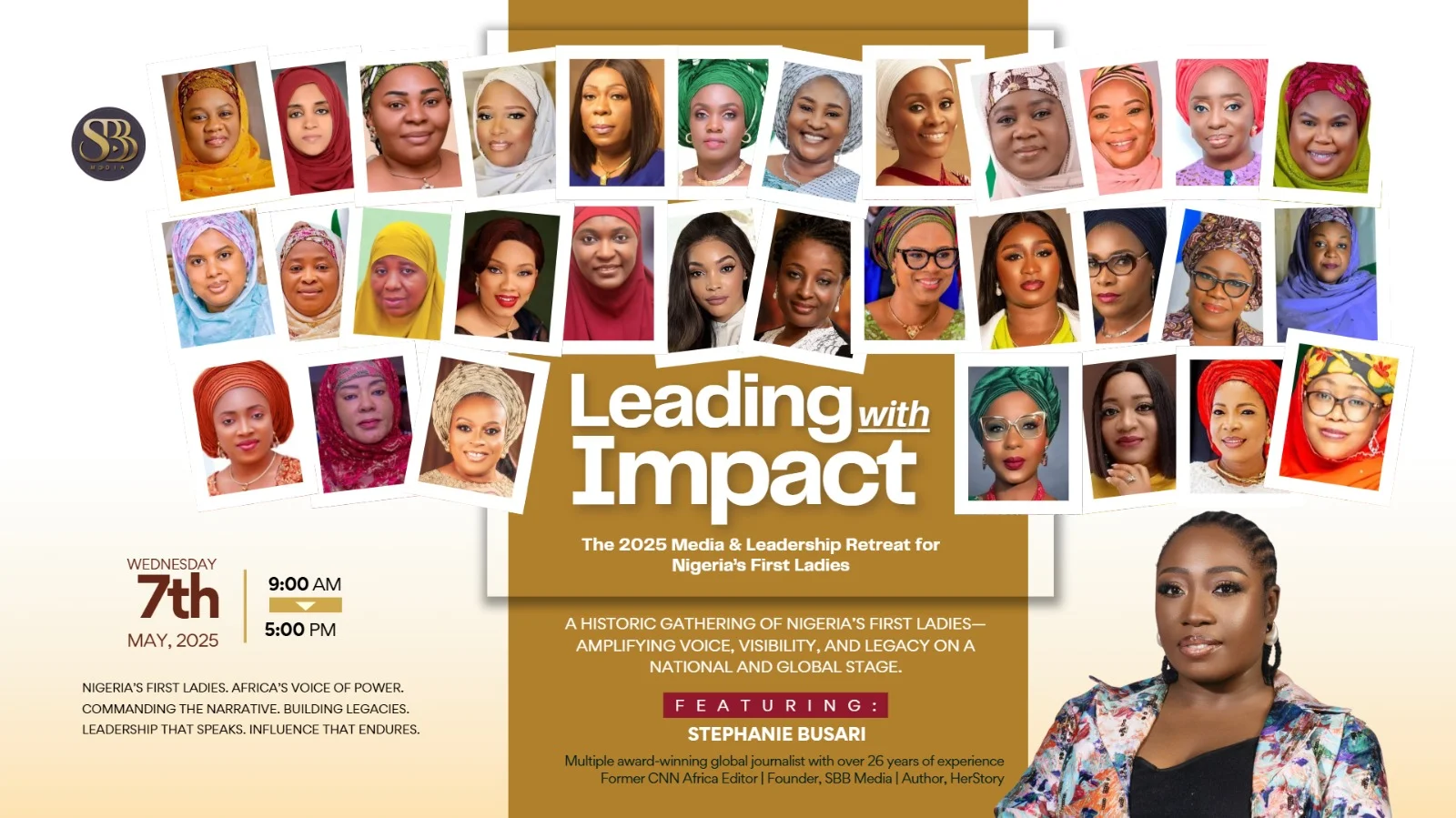 Nigeria’s First Ladies Host Strategic Visibility Retreat and Media Masterclass — Hosted by Stephanie Busari