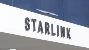 A Starlink satellite dish, now operating in Côte d'Ivoire under a newly granted provisional licence