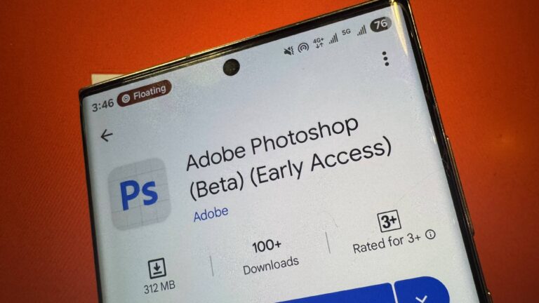 Adobe Photoshop on Androids