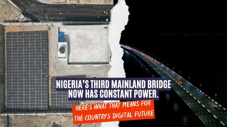 Nigeria’s Third Mainland Bridge Now Has Constant Power. Here’s What That Means for the Country’s Digital Future