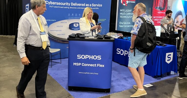 Sophos booth at CP Expo 2025