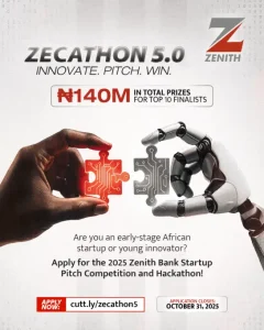 Zenith Bank Nigeria supporting African tech startups