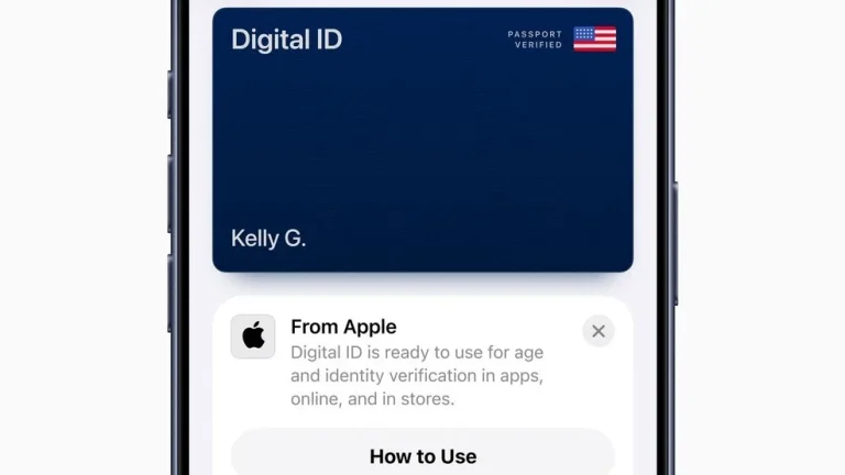 Apple Digital ID Layout