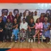 Group photograph of the 14 female founders and partners at the BGIS Close-Out Reception and Women Who Build documentary launch in Lagos, Nigeria.