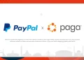 Paga and PayPal partnership logo representing international payment integration in Nigeria