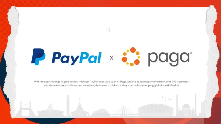 Tayo Oviosu’s Paga Adds PayPal to a Growing Global Distribution Stack That Already Powers Meta’s WhatsApp Ads Payments in Nigeria 19 Paga and PayPal partnership logo representing international payment integration in Nigeria