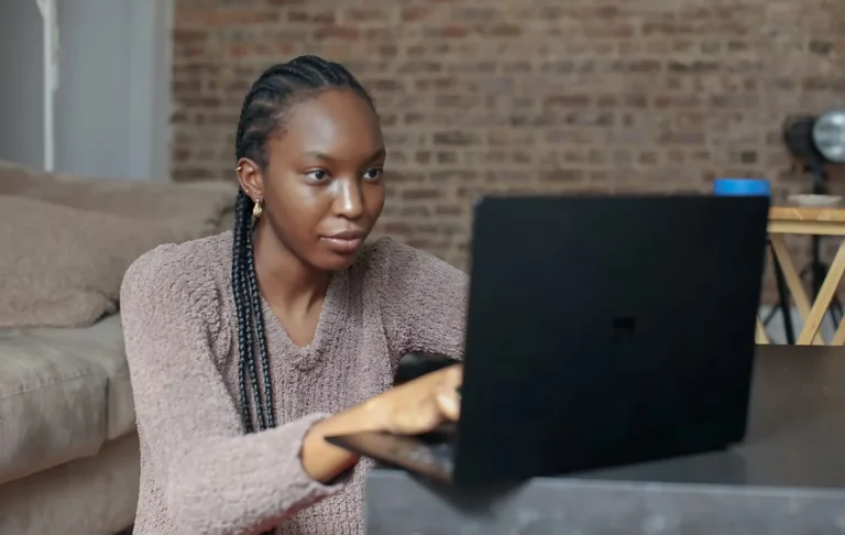 So... What Does “Tech” Really Mean? 17 Young black girl on laptop