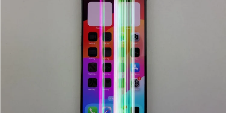 Techsoma Africa lines on your phone screen