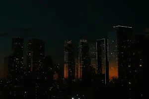African city skyline partially darkened to represent internet shutdowns impacting digital infrastructure.
