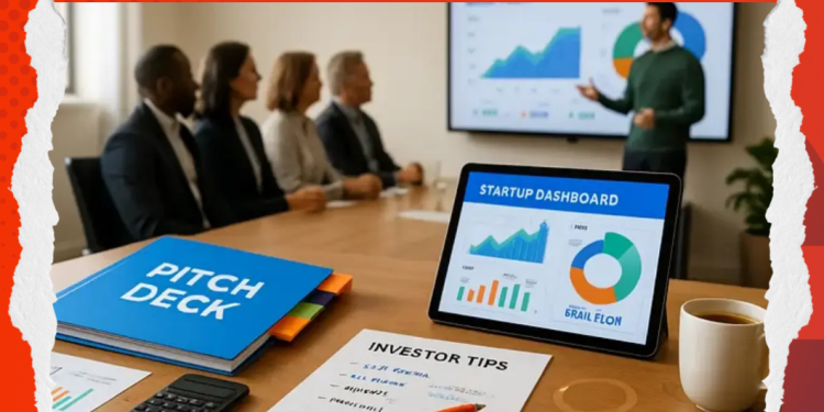 Techsoma Africa Startup founder presenting to investors at Demo Day, demonstrating effective pitch strategies to secure funding