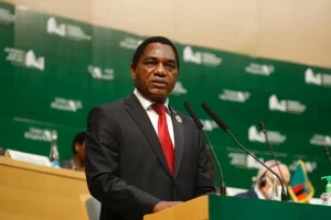 Hakainde Hichilema, President of Zambia