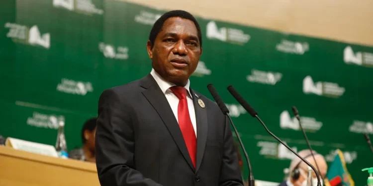 Hakainde Hichilema, President of Zambia