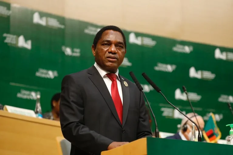 Hakainde Hichilema, President of Zambia