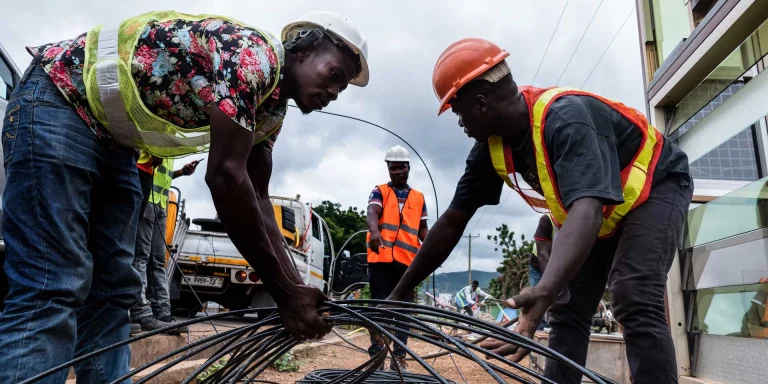 Project Bridge Fibre optic cable