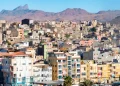 A coastal city view in Cape Verde