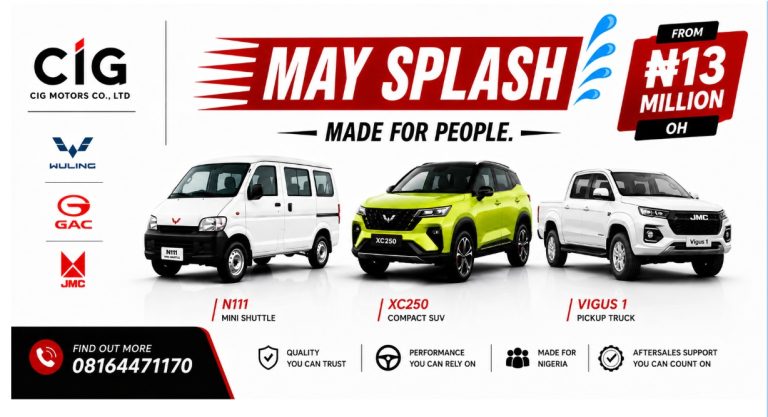 CIG Motors May Splash Promo