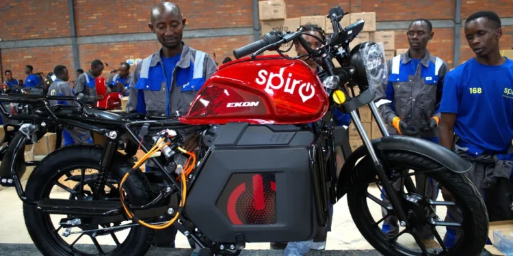 Spiro battery swapping Africa