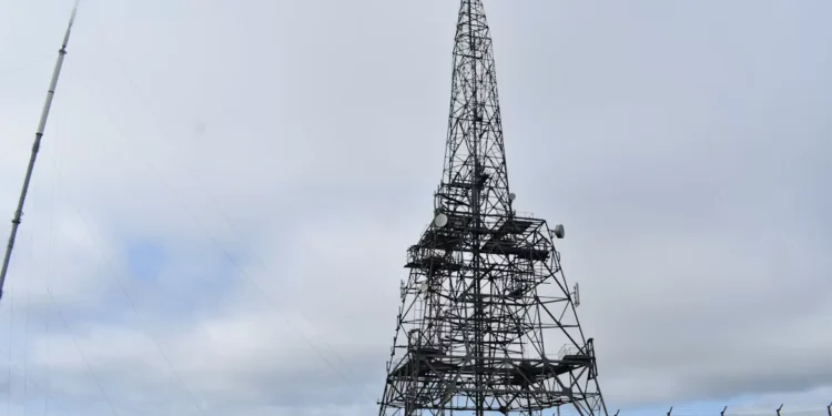 Techsoma Africa An MTN network mast, as the operator plans to start shutting down 3G networks before 2030