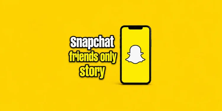 Snapchat Friends only story