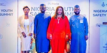 NITDA and Meta officials at the Nigeria Youth Safety Summit in Abuja announcing the youth online safety partnership