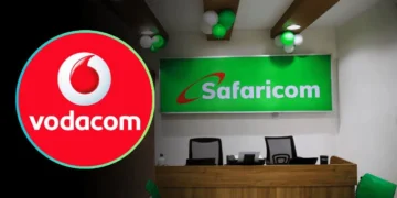 Techsoma Africa Safaricom and Vodacom branding, after Vodacom completed its $2.1 billion takeover of the Kenyan telecom giant