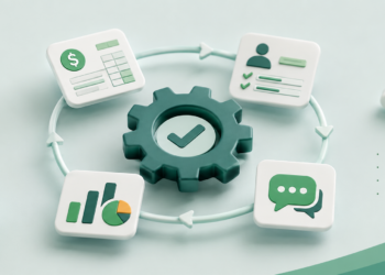 Startup automation workflow for recurring tasks in finance, onboarding, support, and operations