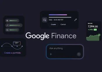 Google Finance Android app interface