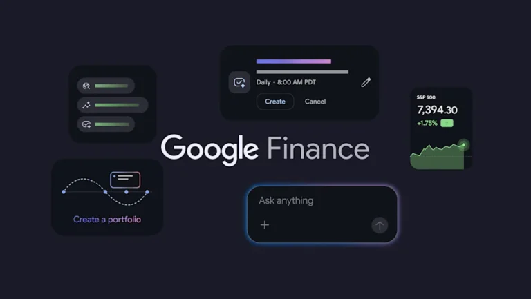 Google Finance Android App Launches With AI Tools and Portfolio Tracking 11 Google Finance Android app interface