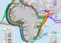 Techsoma Africa A map of submarine cables connecting Africa to the rest of the world's internet infrastructure