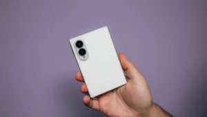 A Samsung Z Fold8 device