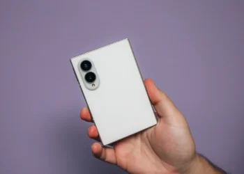 A Samsung Z Fold8 device