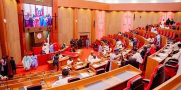 A picture of the Nigerian senate