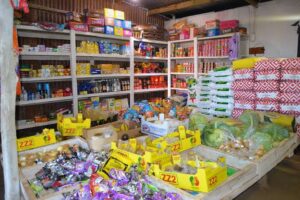 A spaza shop in south africa