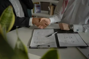 A loan agreement being signed, as more African startups choose debt financing over equity in 2026