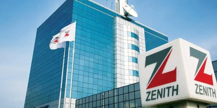 A Zenith bank building