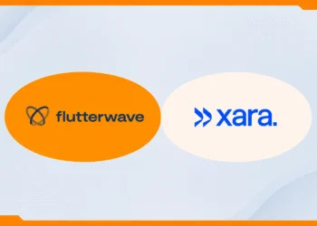 A picture of Xara and flutterwave partnership