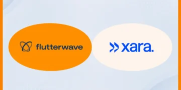 A picture of Xara and flutterwave partnership