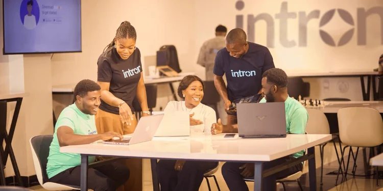 Intron AI team after sahara v2.5 launch