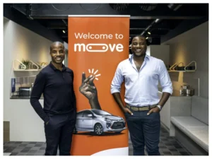 Ladi Delano and Jide Odunsi, co founders of Moove
