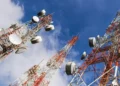 A telecom tower powered by a diesel generator, a major hidden driver of Nigeria's data costs