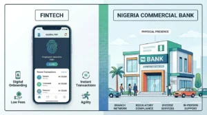 A Comparison of a Nigerian commercial bank with a Fintech