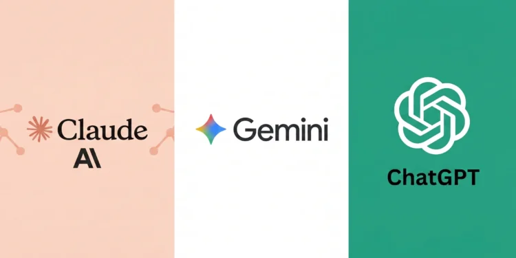 a picture of claude, gemini and chatgpt