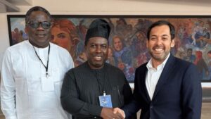 INEC Chairman Amupitan Meets Google Lead