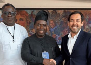 INEC Chairman Amupitan Meets Google Lead