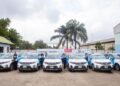 Newly deployed LagRide vehicles, part of a 400-car rollout across Lagos ahead of the Ember months