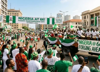 An image of Nigeria at 66