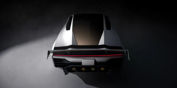A picture of tesla roadster
