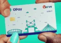 An image of Opay direct debit card